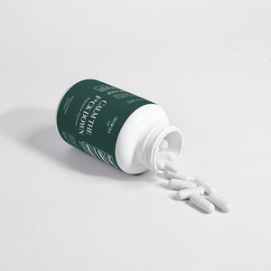 Calm The F*ck Down stress relief magnesium supplement label