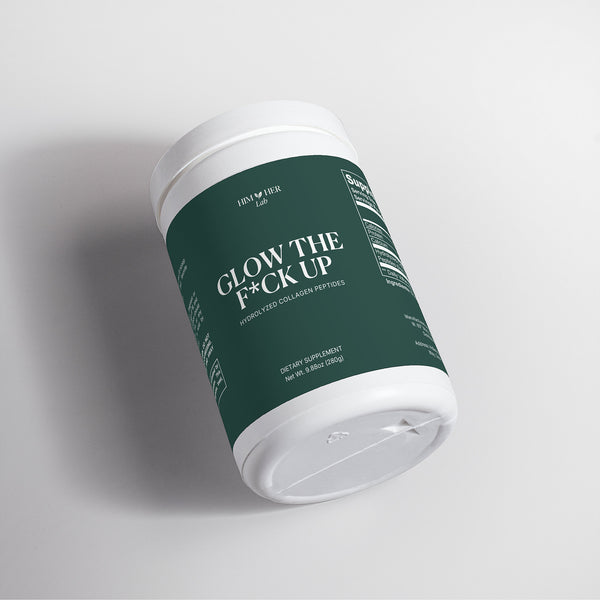 Glow The F*ck Up grass-fed collagen peptides detail