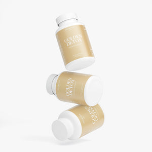 Golden Detox turmeric detox supplement lifestyle photo