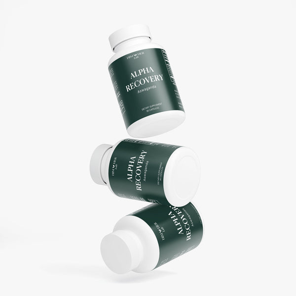 Ashwagandha supplement capsules by Him & Her Lab